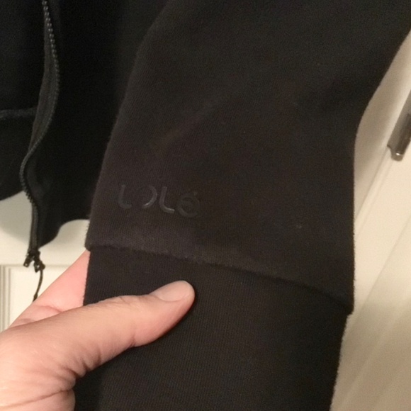 Lole black hoodie with poly printed lining - Picture 5 of 9